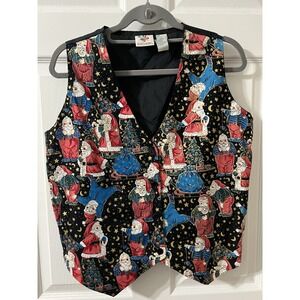 VTG Nutcracker Women's Santa Vest Size 18W